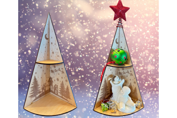 Table top Corner Christmas Tree