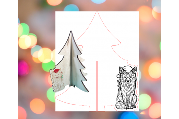 Slotted Tree with Fox