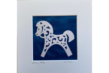 Cyanotype Toy Horse