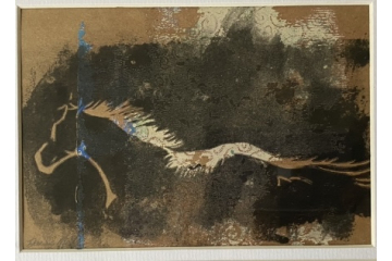 Framed Lino Horse Print