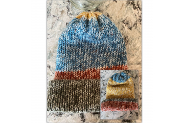 Knitted Reversible Hat 3