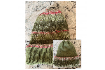 Knitted Reversible Hat 2