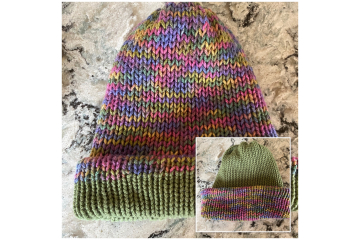 Knitted Reversible Hat