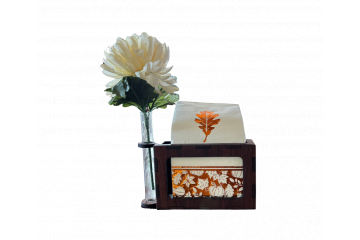 Napkin Holder with Vase