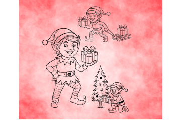 Santa's  Helpers digital file