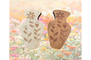 Wall Vase  floral pattern 2