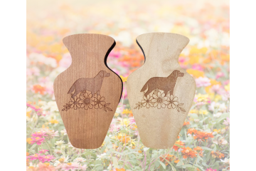 Wall Vase  Dog pattern