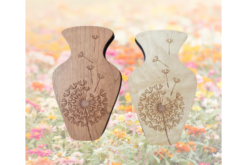 Wall Vase  Dandelion pattern