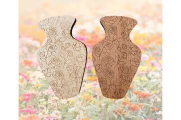 Wall Vase Rose pattern